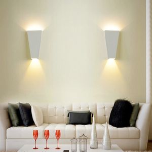 4 PZ W Indoor LED Parete Sconce Light Fixture Up Down Lampada da parete per camera da letto Soggiorno Scala per il corridoio