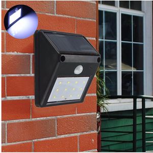 2022 lampada da esterno a luce solare alimentata impermeabile IP65 12 LED senza fili PIR sensore di movimento lampada da parete di sicurezza per giardino paesaggistico