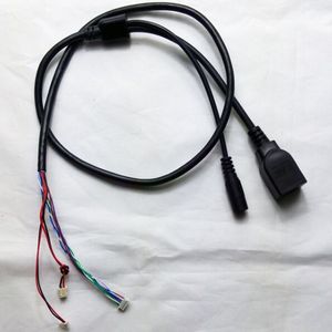 Högkvalitativ Färg CCTV IP Säkerhetskamera Modul Circut Board PCB kabelledningar nätverk RJ45 DC V POWER PORT CONNECTOR