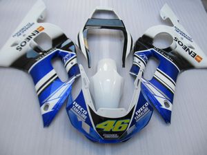 Aftermarket moto parts Fairing kit for Yamaha YZF R6 98 99 00 01 02 white blue fairings set YZFR6 1998-2002 OT10