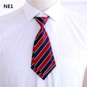 Mode Frauen krawatte 12 farben 8 cm baby der Student Streifen krawatte Faule kinder krawatte Für kinder Weihnachten geschenk