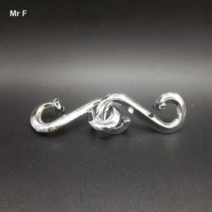 Wholesale metal lock puzzle resale online - Mysterious Lock S Puzzle Classic Silver Metal Cast IQ Brain Teaser Adults Kids Mind Game Teaching Prop
