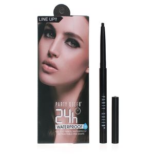 Party Queen Langlebiger Gel-Eyeliner, wasserdichter Eyeliner-Stift, freigeschnittener, einziehbarer schwarzer Augen-Make-up-Matic-Stift