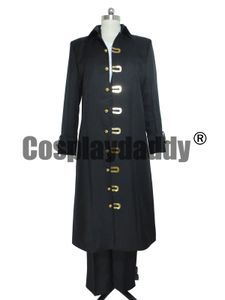 One Piece Traje Cosplay Shanks Casaco Preto