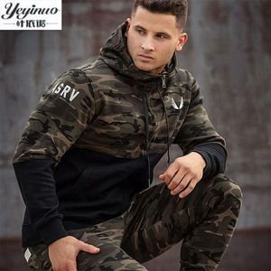 Partihandel - Yeyinuo Brand 2017 Ny mode våren höst mens hoodies camouflage style hoodie armé sweatshirt TRACKSUIT Male hoodie