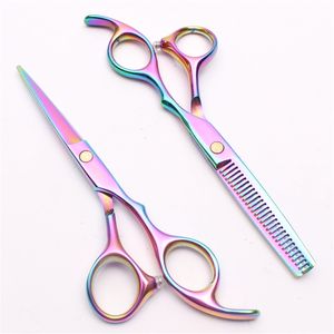 C1005 6 '' Dostosowany marka Multicolor Nożyczki fryzjerskie Cena fabryczna Nożyczki Cięcie nożyczki Przerzedzenie Nożyce Ludzkie włosy Nożyczki