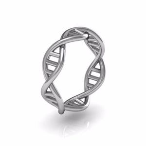 Everfast Wholesale 10pc/Lot Fashion Rings DNA Chemistry Molecule Women Minimalist Ring kan blanda färg EFR040