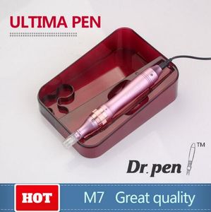 Portable 5 speed control DR Pen Derma Pen with 2pcs needles cartridge Electric Microneedle Roller