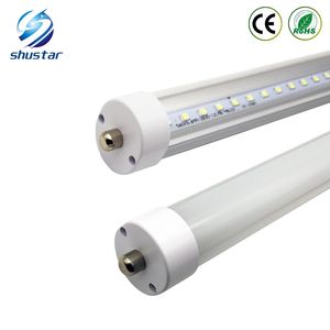 8 футов привело 8ft один вывод t8 FA8 Single Pin LED Tube свет 48W 5000Lm Светодиодные люминесцентные лампы Лампы 85-277V