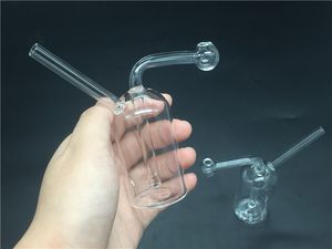 Mini-Glas-Tabak-Bongs, Bohrinseln, Vogelkäfig, Inline-Perc, Rauchen, Reisen, tragbare Ölpfeife, Dab-Rigs, Wasserpfeifen, Bong