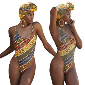 Hisimple Afrikanischer Damen-Badeanzug, Übergröße, Bademode, großes Mädchen, durchsichtig, rückenfrei, Netzstoff, Schwarz, sexy Monokinis, Strandmode