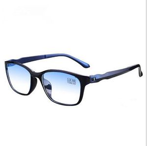 Neue Anti-Blu-ray Lesebrille TR90 Ultraleicht Computer TV Anti Strahlung UV Presbyopie Rezept Objektiv 10 teile/los Kostenloser Versand