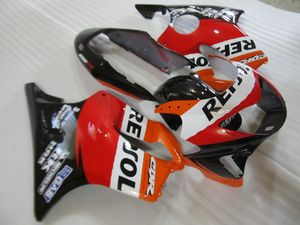 Injektionsform Top Säljande Fairing KIR för Honda 99 00 CBR600 F4 Röd Svart Motorcykel Fairings Set 1999 2000 CBR600F4