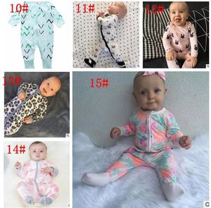 Children Clothing Newborn Baby flowers rompers Jumpsuits Infant cotton Long Sleeve Overalls Boys Girls Autumn Clothes