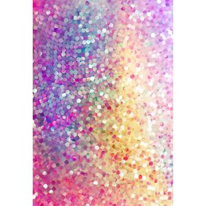 Digital Printed Sequins Kid Birthday Party Backgrounds for Photo Studio Colorful Bling Polka Dots Children Photography Backdrops Vinyl Cloth