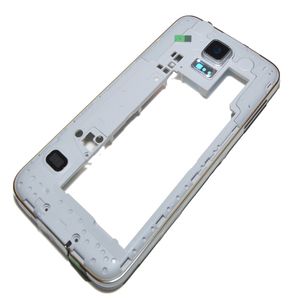 Samsung S5 Средняя Рама оптовых-OEM Средняя рамка BEZEL задний задний корпус с заменой деталей для Samsung Galaxy S5 G900 G900A G900T G900P G900 G900F бесплатно DHL