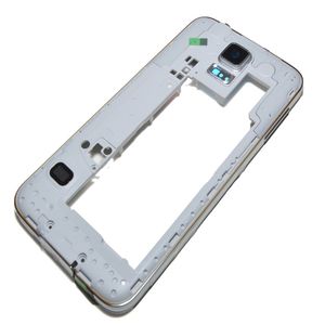 OEM Middle Frame Bezel Rear Back Housing with Parts Replacement for Samsung Galaxy S5 G900 G900A G900T G900P G900 G900F free DHL