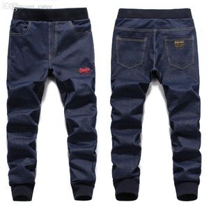 Wholesale-Men Fashion Casual Blue Denim Jogger Pants