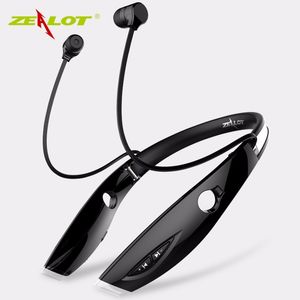 ZEALOT H1 Kablosuz Spor Kulaklıklar Su Geçirmez Katlanabilir Mikrofon Boyun Ile Taşınabilir Bluetooth Kulaklık Boyun Giyim Stereo Kulaklık