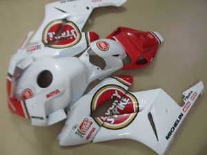 Verkleidungsset aus Spritzguss-Kunststoff für Honda CBR1000RR 04 05, weiß-rotes Verkleidungsset CBR1000RR 2004 2005 OT12