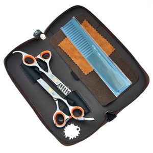 5.5 Inch Jason Sharp Edge Shears JP440C Forbici da taglio dei capelli Forbici diradate Forbici da parrucchiere Set Forniture per negozi di barbiere, LZS0311