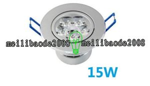 Yüksek Güçlü Downlights Gömme Tavan Işıkları 9 W 12 W 15 W Dimmalbe LED Duvar Işık Sıcak / Saf / Soğuk Beyaz 60 Açı Lamba Sürücü Dahil