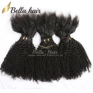 Nowe Brazylijskie Wiązki Włosów Dziewiczy Human Hair Braid w wiązkach Brak kleju Brak wątku Brak klipów Maszyna Wątek Węzł w dziewiczych włosach Juliechina