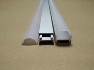 2.5M/pcs 50M/LOT U-Shape Aluminum Channel For Flex / Hard LED Strip Lights With White Diffuser Cover, End Caps And Metal Mounting Clips