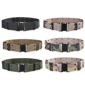 Outdoor Sports Tactical Belt Camo Camoflage Paintball Gear Airsoft Army Hunting Strzelanie nr 10-001