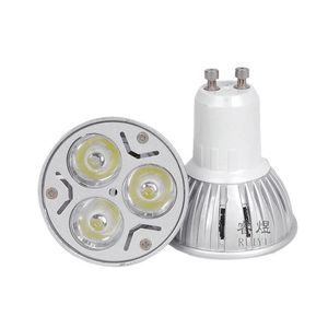 高出力LEDランプGU10 E27 B22 MR16 GU5.3 E14 3W 85~265V / 220V / 110V LEDスポットライトスポットライトDIMMABLE LED電球ダウンライト照明