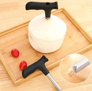 100pcs Coconut Opener Tap Young Driller Coco Water Cocoknife Thai Drill Hole Cut Knife Tool Cleaning Stick Spedizione gratuita