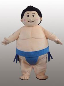 Hot Sell High Quality Japanese Sumo Mascot Kostym Anpassad design Mascot Fancy Carnival Costume Gratis frakt