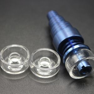 ChinahairPrice P006 Rökning Dabber Tool od mm mm Real Quartz Skål för hybrid Titan Nail Replacement Bowl Carb Cap