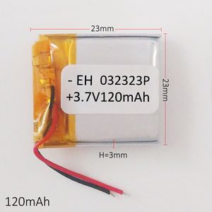 3,7 V 120mAh Polimer Lipo Lipo Akumulator Akumulator z PCM Borad Li Jon Komórki do MP3 Recorder Bluetooth Słuchawki Słuchawki Długopis 302323