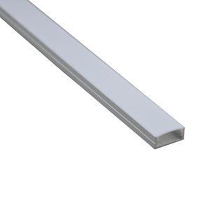 10 x 1m SETS / LOT AL6063 U Typ LED-band Ljushus och U-form LED-profilkanal för golv- eller vägglampor