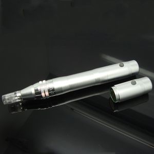 meso máquina eléctrica automática derma caneta sistema terapia Microneedling aço inoxidável recarregável com bateria e soquete em Promoção