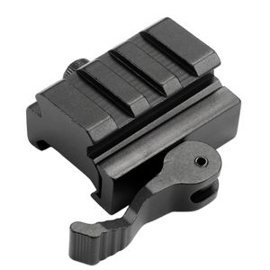 Fri frakt Tactical QD Mount Adapter Picatinny Rail Rifle Kikarsikte Sikte Riser Mounts med snabbkoppling