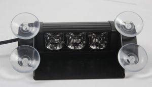 High intensity DC10-30V 3W Led car visor lights,Dash warning lights,11flash pattern,power by cigarette lighter