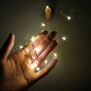 UMLIGHT1688 LED文字列ワインボトルコルク妖精のライトボトルストッパー1m 2mシルバーコピーの弦照明電池式のクリスマスの装飾