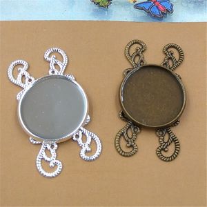 Wholesale vintage jewelry settings for sale - Group buy BoYuTe New Product MM Cabochon Settings Brass Material DIY Handmade Vintage Charms Jewelry