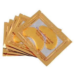 Collagen-Infused Gold Eye Masks - Anti-Aging Crystal Eyelid Patches for Dark Circles