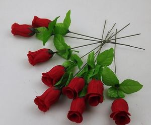 VERMELHO 100 P HOT 30 cm / 11.8 polegadas de Seda Artificial Simulação Flor Peônia Rose Camélia de Casamento de Natal 100 pçs / lote