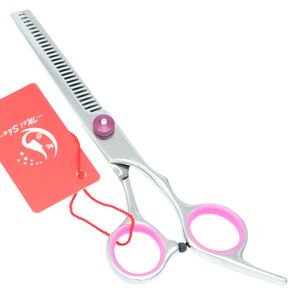 6.0inch Meisha 2017 Top Cutting Thunning Curved Dog Shears Professional Grooming Scissors rostfritt stål PET SCISSORS JP440C, HB0019