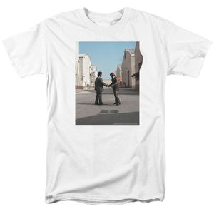 Anime Stampa T shirt Pink Floyd Wish You Were Here Rock Album T Shirt Maniche corte Cotone Top Camicie Uomo Casual T shirt