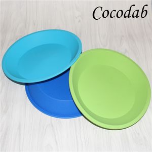 Silicone circular pratos profundos redondos Pan de silicone 8 amigável non stick bho silicone tapetes DHL grátis