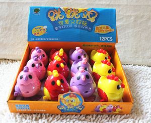 Simpatici giocattoli da salto Mini Chicken head chicken first Meng Meng Puzzle di rotazione a 360 gradi