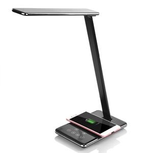 LED Desk Lights Table lamps Folding Eye-friendly 4 Light Color Temperature Book Light with Wireless Desktop Charger USB charging on Sale