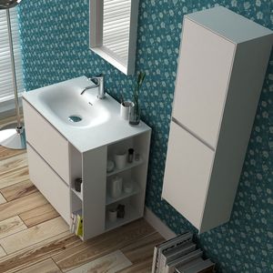 800 mm meble do łazienki Wolna stojąca Vanity Stone Solid Surface Blum Szuflada szuflady szafki podłogowe magazynowanie szafki 2945