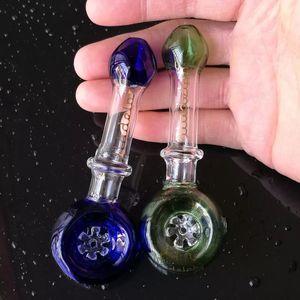 Snowflakes with logo , Water pipes glass bongs hooakahs two functions for oil rigs glass bongs