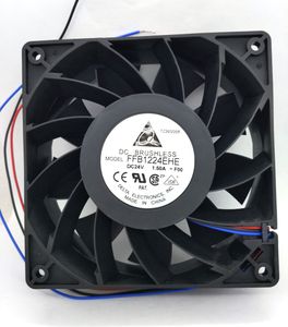 Novo Original DELTA FFB1224EHE -F00 120*120*38MM 12cm 24V 1.5A 12CM Ventilador de resfriamento de sinal de tacômetro de 3 fios